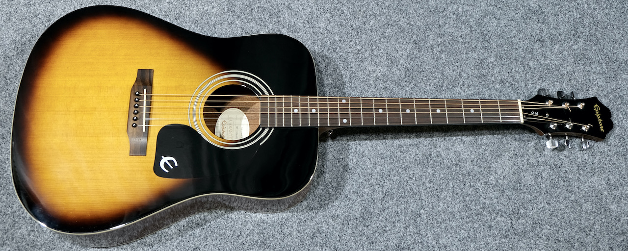 epiphone dr dreadnaught sunburst
